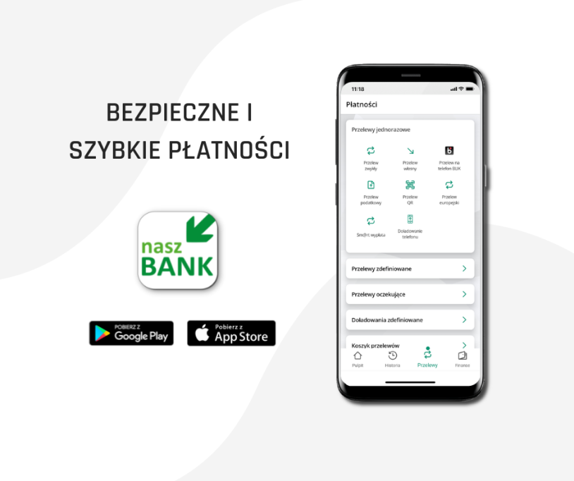 Aplikacja mobilna Nasz Bank